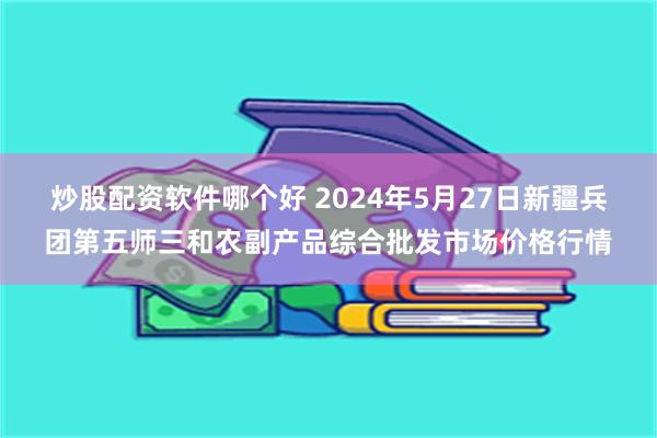 炒股配资软件哪个好 2024年5月27日新疆兵团第五师三和农副产品综合批发市场价格行情