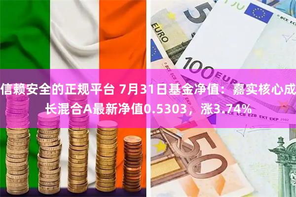 信赖安全的正规平台 7月31日基金净值：嘉实核心成长混合A最新净值0.5303，涨3.74%